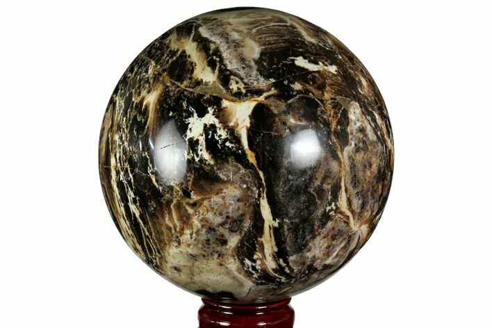 Black Opal Sphere - Madagascar #169556